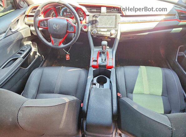 2HGFC1F36HH638495 2017 HONDA CIVIC Black Առջևի վահանակի տեսք