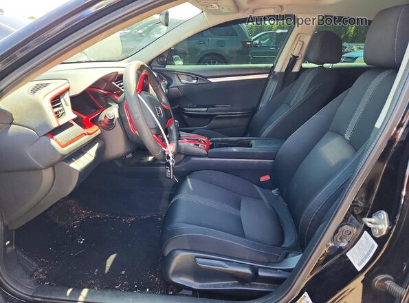 2HGFC1F36HH638495 2017 HONDA CIVIC Black Սալոնի դիմացի տեսք
