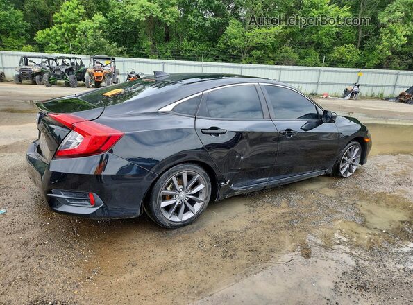 2HGFC1F36MH705607 2021 HONDA CIVIC Black უკანა მარჯვენა