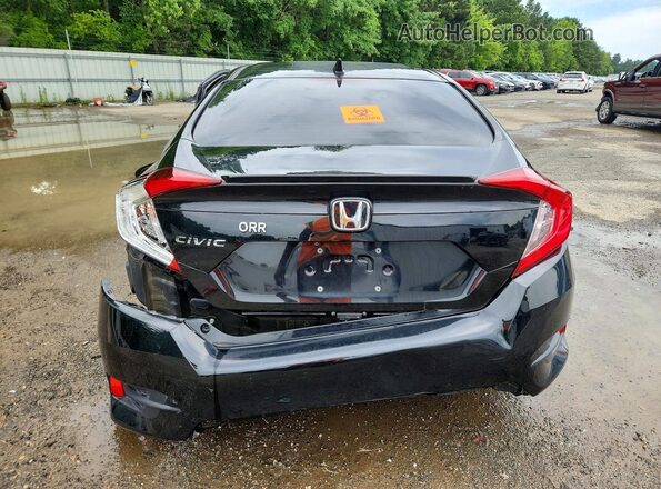 2HGFC1F36MH705607 2021 HONDA CIVIC Black უკანა ხედი