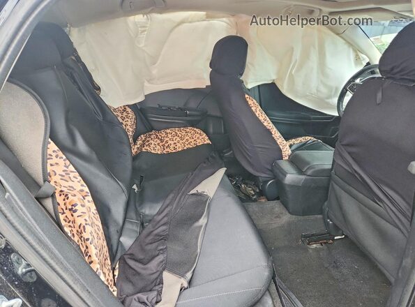 2HGFC1F36MH705607 2021 HONDA CIVIC Black უკანა სავარძლების ხედი