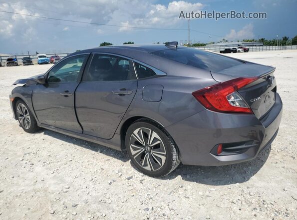 2HGFC1F37GH632395 2016 HONDA CIVIC Charcoal Հետևի ձախ