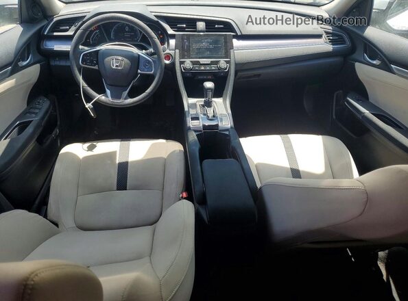 2HGFC1F37GH645129 2016 HONDA CIVIC White Dashboard view