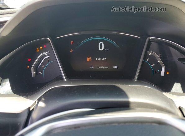 2HGFC1F37GH651111 2016 HONDA CIVIC White Instrument cluster view