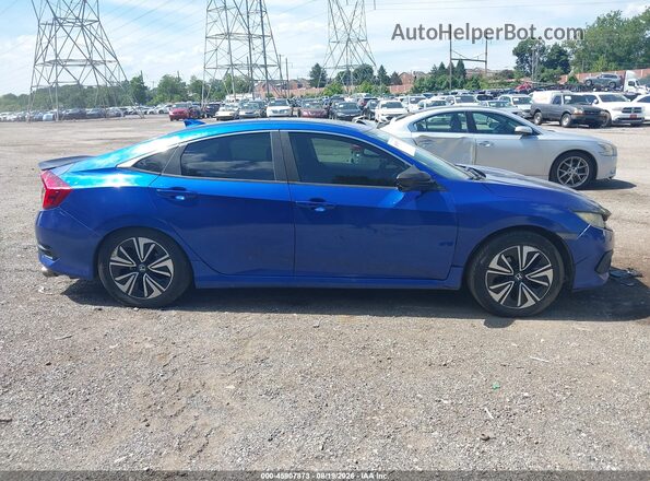 2HGFC1F37HH644192 2017 HONDA CIVIC Blue Vista interior trasera