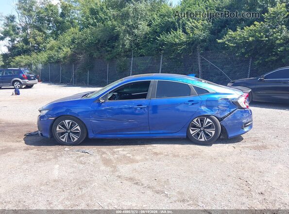 2HGFC1F37HH644192 2017 HONDA CIVIC Blue Vista interior de 360 grados
