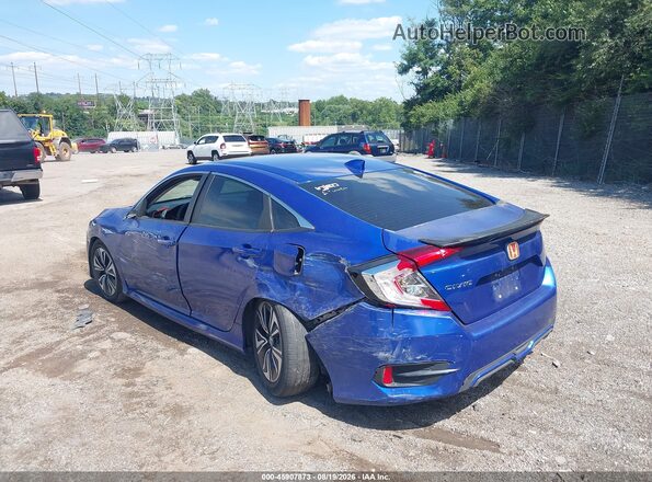 2HGFC1F37HH644192 2017 HONDA CIVIC Blue Trasero izquierdo