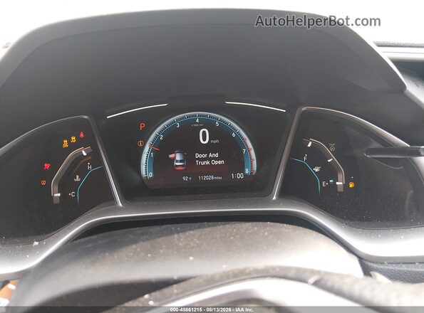 2HGFC1F37HH644712 2017 HONDA CIVIC White Widok tylnych siedzeń