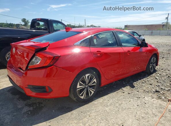 2HGFC1F38GH632793 2016 HONDA CIVIC Красный Задняя правая четверть
