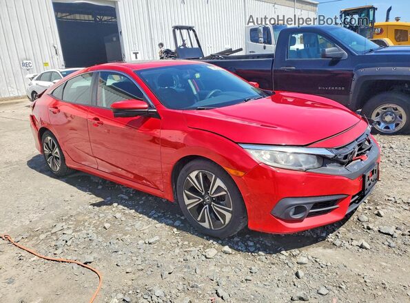2HGFC1F38GH632793 2016 HONDA CIVIC Красный Передняя правая четверть