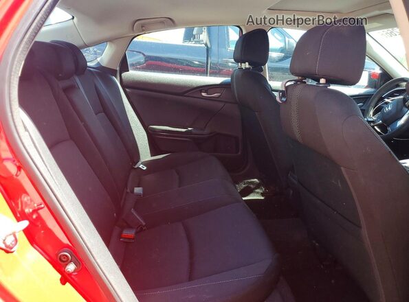 2HGFC1F38GH632793 2016 HONDA CIVIC Красный Вид задних сидений