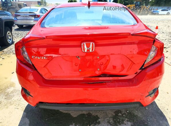2HGFC1F38GH632793 2016 HONDA CIVIC Красный Вид сзади