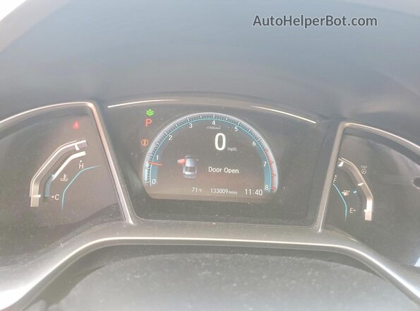 2HGFC1F38GH632793 2016 HONDA CIVIC Красный Вид щитка приборов