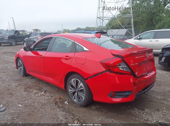 2HGFC1F38HH641012 2017 HONDA CIVIC Red უკანა მარცხენა