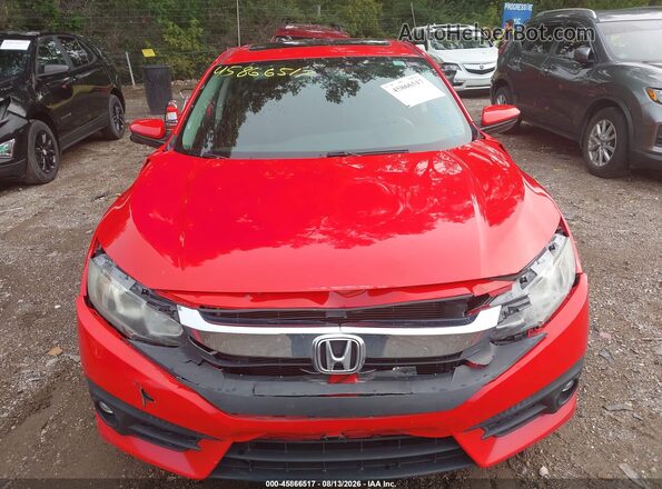 2HGFC1F38HH641012 2017 HONDA CIVIC Red ხელსაწყოთა პანელის ხედი