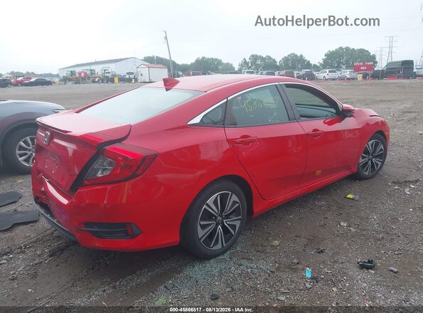 2HGFC1F38HH641012 2017 HONDA CIVIC Red უკანა მარჯვენა