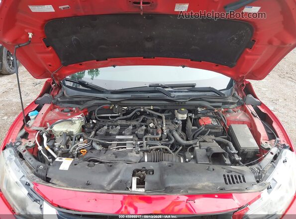 2HGFC1F38HH641012 2017 HONDA CIVIC Red უკანა ხედი