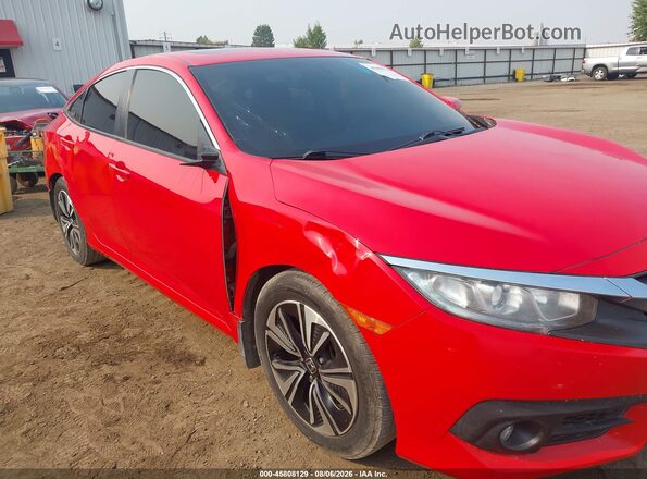 2HGFC1F38HH643391 2017 HONDA CIVIC Red Front view