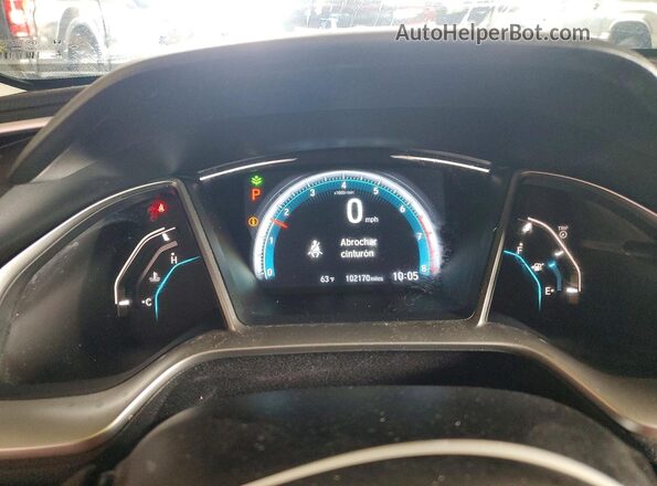2HGFC1F39GH654947 2016 HONDA CIVIC White ხელსაწყოთა პანელის ხედი