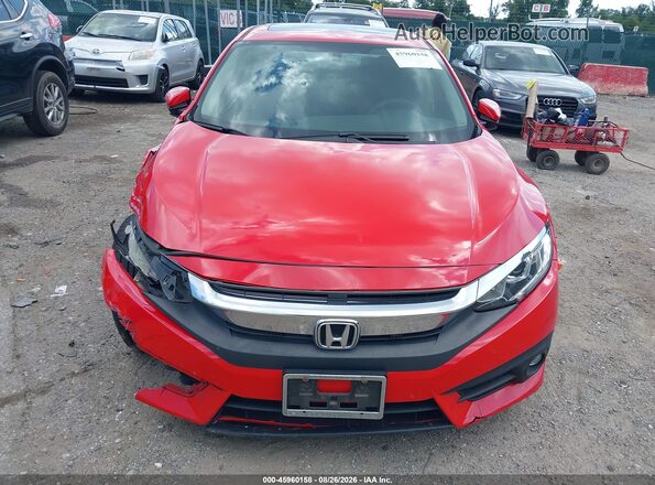 2HGFC1F39GH656651 2016 HONDA CIVIC Red Widok z przodu