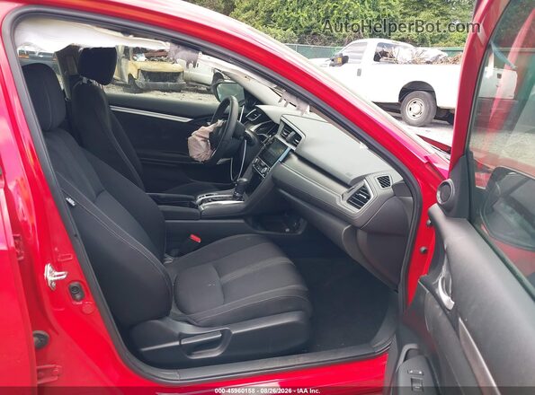 2HGFC1F39GH656651 2016 HONDA CIVIC Red Widok wnętrza z przodu