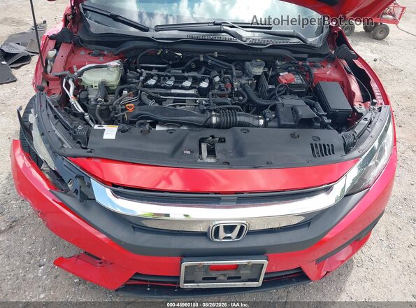 2HGFC1F39GH656651 2016 HONDA CIVIC Red Widok z tyłu