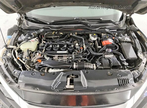 2HGFC1F39HH656716 2017 HONDA CIVIC Black Widok wnętrza z tyłu