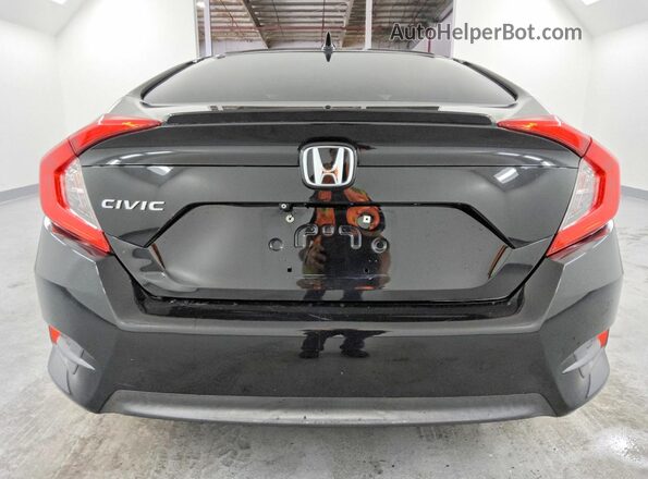 2HGFC1F39HH656716 2017 HONDA CIVIC Black Widok z tyłu