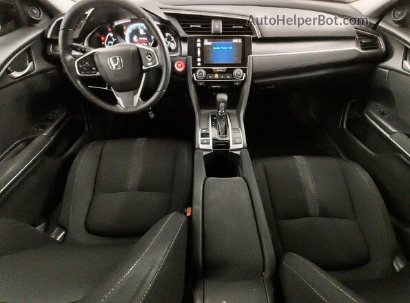 2HGFC1F39HH656716 2017 HONDA CIVIC Black Widok deski rozdzielczej