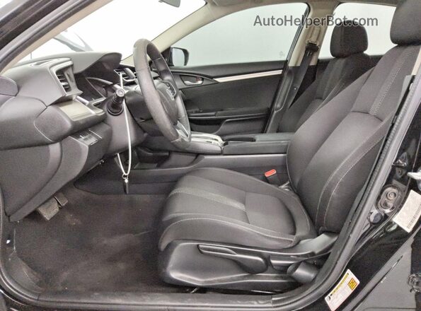2HGFC1F39HH656716 2017 HONDA CIVIC Black Widok wnętrza z przodu