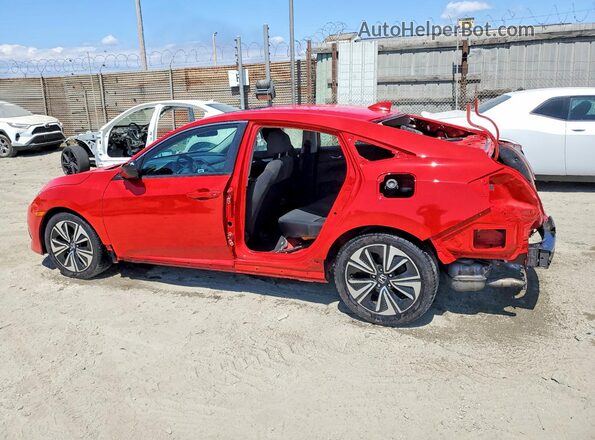 2HGFC1F3XHH643408 2017 HONDA CIVIC Red უკანა მარცხენა