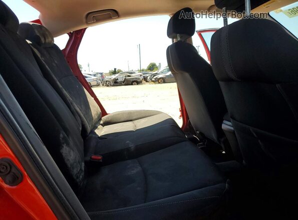 2HGFC1F3XHH643408 2017 HONDA CIVIC Red უკანა სავარძლების ხედი
