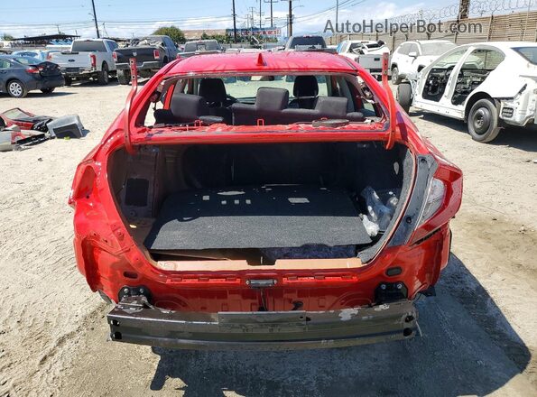 2HGFC1F3XHH643408 2017 HONDA CIVIC Red უკანა ხედი