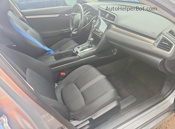 2HGFC1F3XLH680774 2020 HONDA CIVIC Silver Widok wnętrza z przodu
