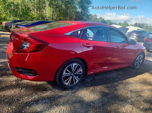 2HGFC1F41JH105601 2018 HONDA CIVIC Red უკანა მარჯვენა