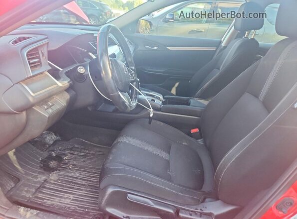 2HGFC1F41JH105601 2018 HONDA CIVIC Red წინა სალონის ხედი