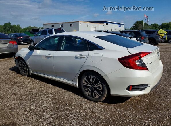 2HGFC1F41JH106716 2018 HONDA CIVIC White Trasero izquierdo