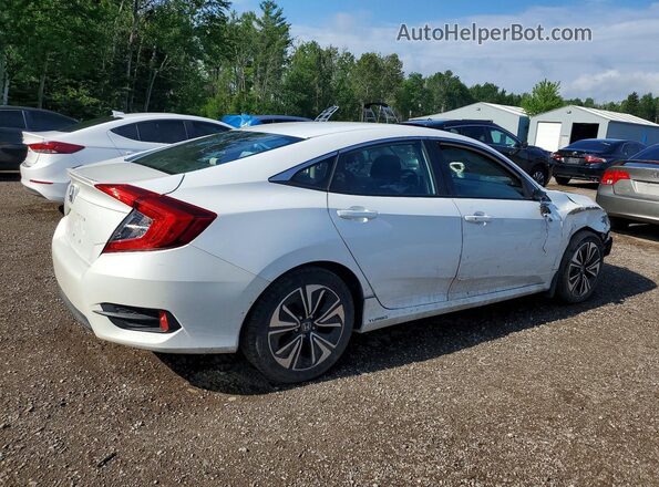 2HGFC1F41JH106716 2018 HONDA CIVIC White Trasero derecho