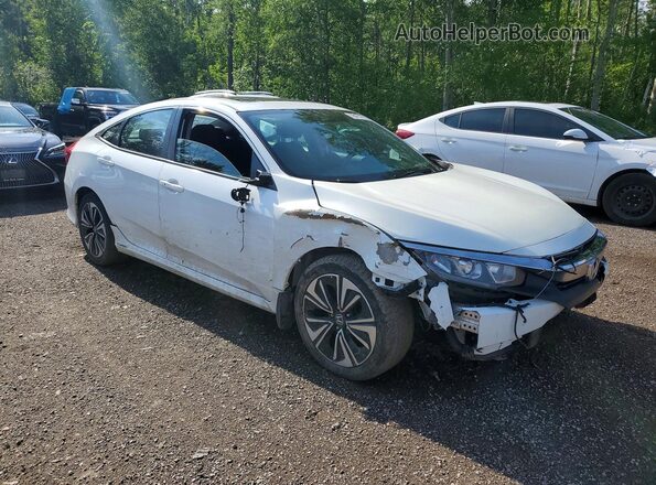 2HGFC1F41JH106716 2018 HONDA CIVIC White Delantero derecho