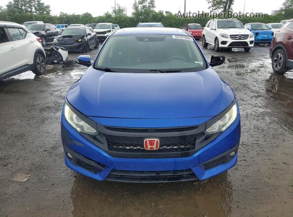 2HGFC1F43GH113711 2016 HONDA CIVIC Blue Widok z przodu