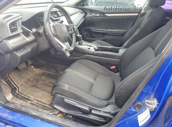 2HGFC1F43GH113711 2016 HONDA CIVIC Blue Widok wnętrza z przodu
