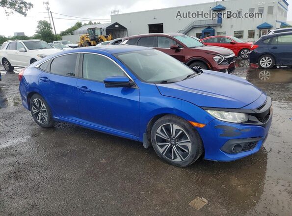 2HGFC1F43GH113711 2016 HONDA CIVIC Blue Przód prawy