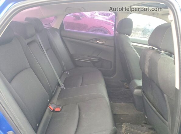 2HGFC1F43GH113711 2016 HONDA CIVIC Blue Widok tylnych siedzeń