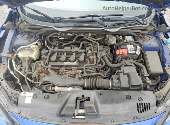2HGFC1F43GH113711 2016 HONDA CIVIC Blue Widok wnętrza z tyłu