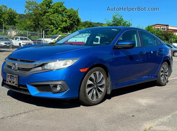 2HGFC1F44GH640415 2016 HONDA CIVIC Blue Tył lewy