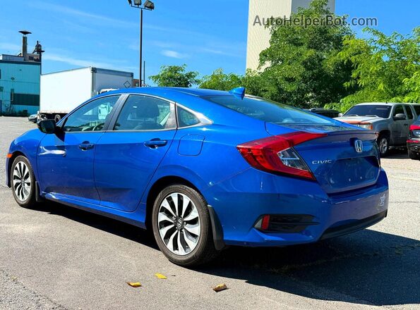 2HGFC1F44GH640415 2016 HONDA CIVIC Blue Tył prawy