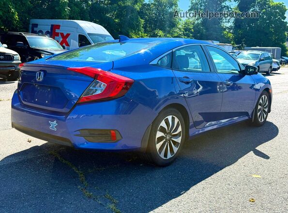2HGFC1F44GH640415 2016 HONDA CIVIC Blue Przód prawy