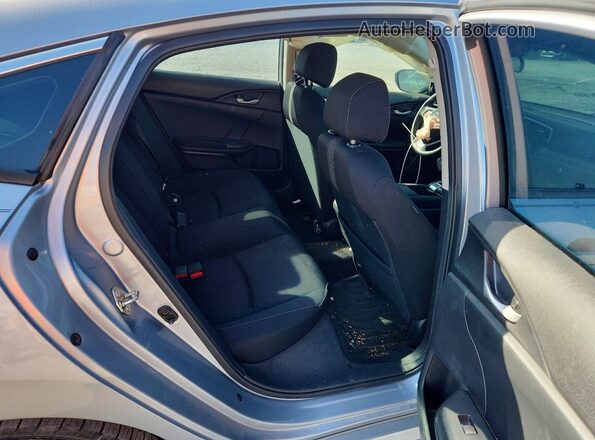 2HGFC1F44HH654252 2017 HONDA CIVIC Silver Vista de los asientos traseros