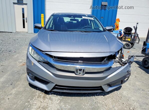 2HGFC1F45GH105819 2016 HONDA CIVIC Gray წინა ხედი