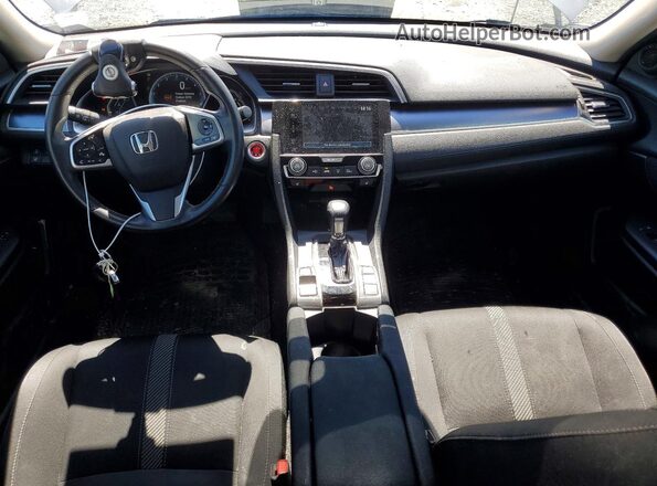 2HGFC1F45GH105819 2016 HONDA CIVIC Gray წინა პანელის ხედი